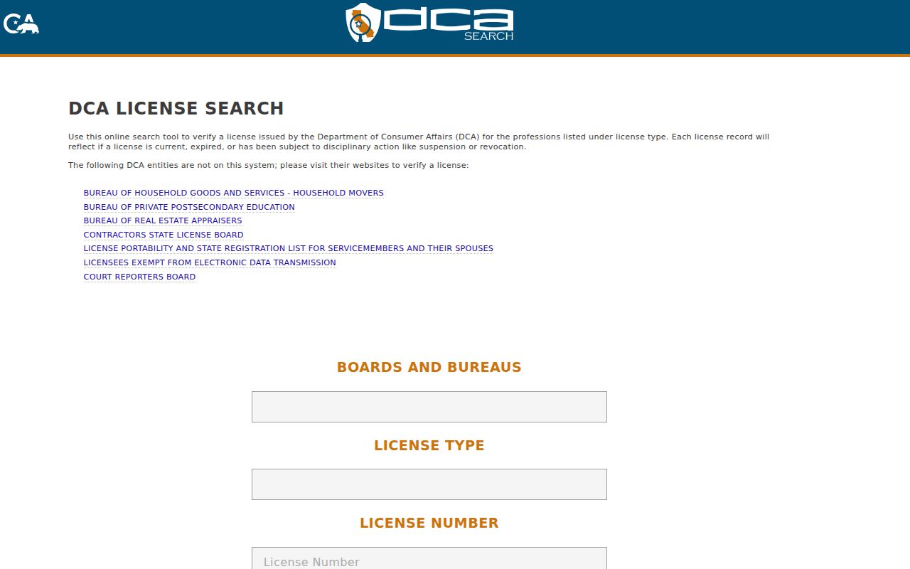 Palm Springs residents directory statewide license source
