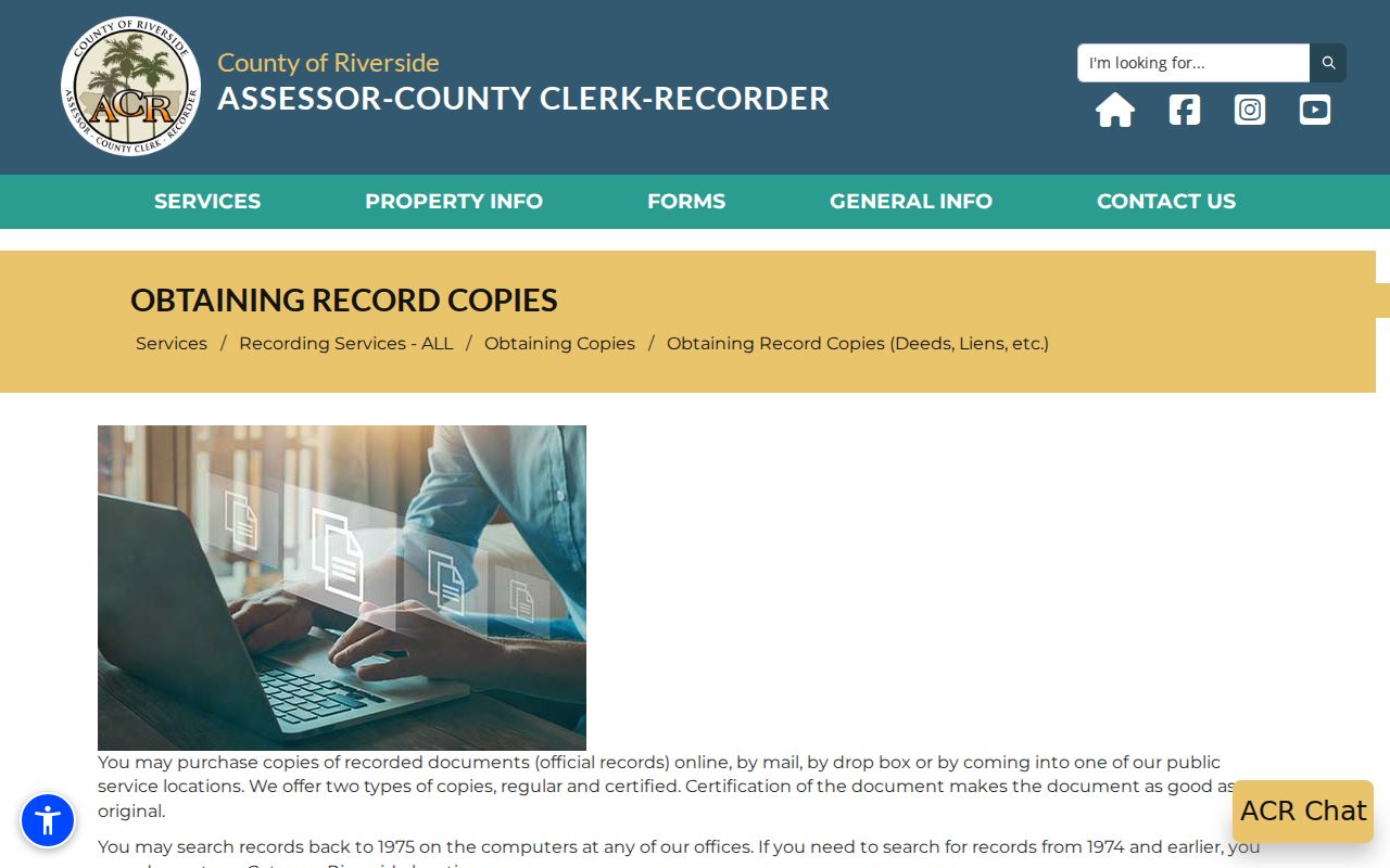 Palm Springs previous residents recorder copy source